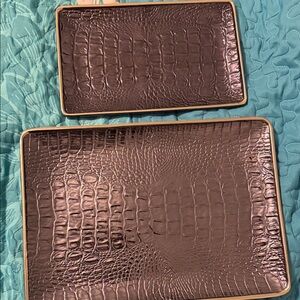 Beatriz Ball Silver Tray Pair of 2